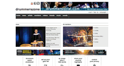 Desktop Screenshot of drummerszone.com